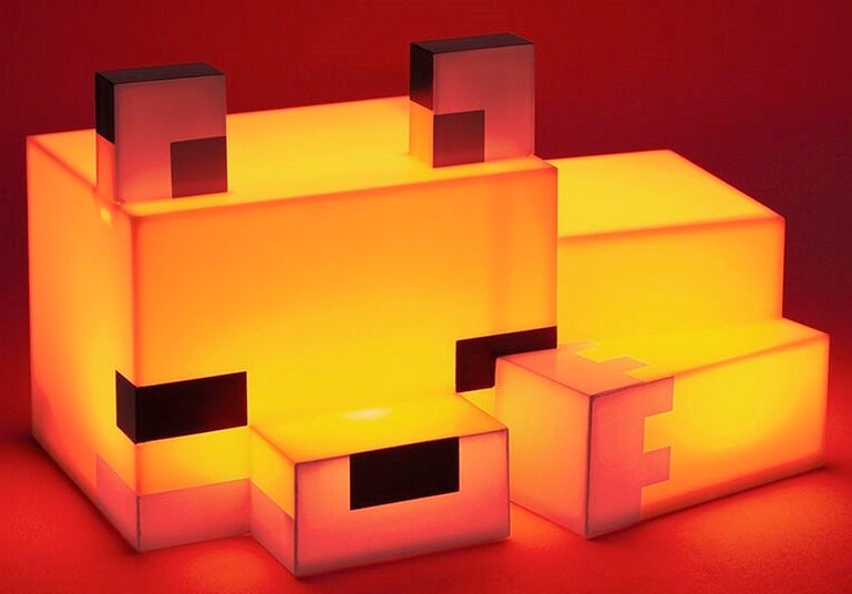 Lámpara LED Zorro Pixelado
